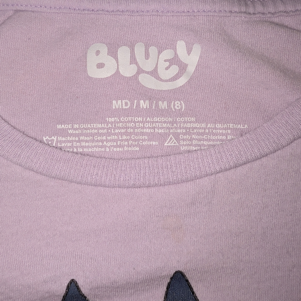 Bluey Kids Lavender Short Sleeve Tee